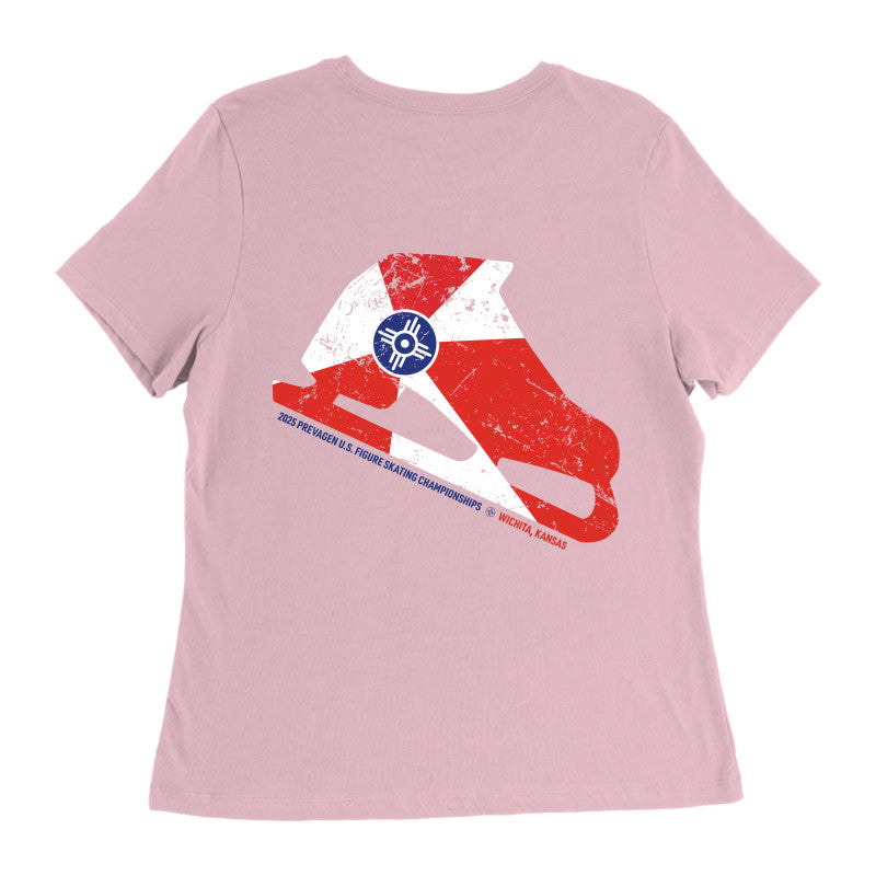 2025 U.S. Figure Skating Championships Bella + Canvas Women's Relaxed Jersey Tee