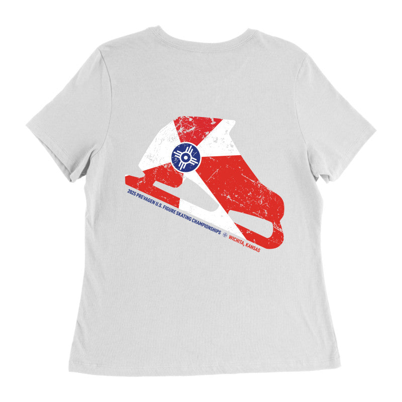 2025 U.S. Figure Skating Championships Bella + Canvas Women's Relaxed Jersey Tee