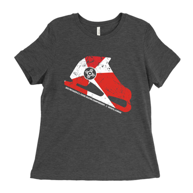 2025 U.S. Figure Skating Championships Bella + Canvas Women's Relaxed Jersey Tee