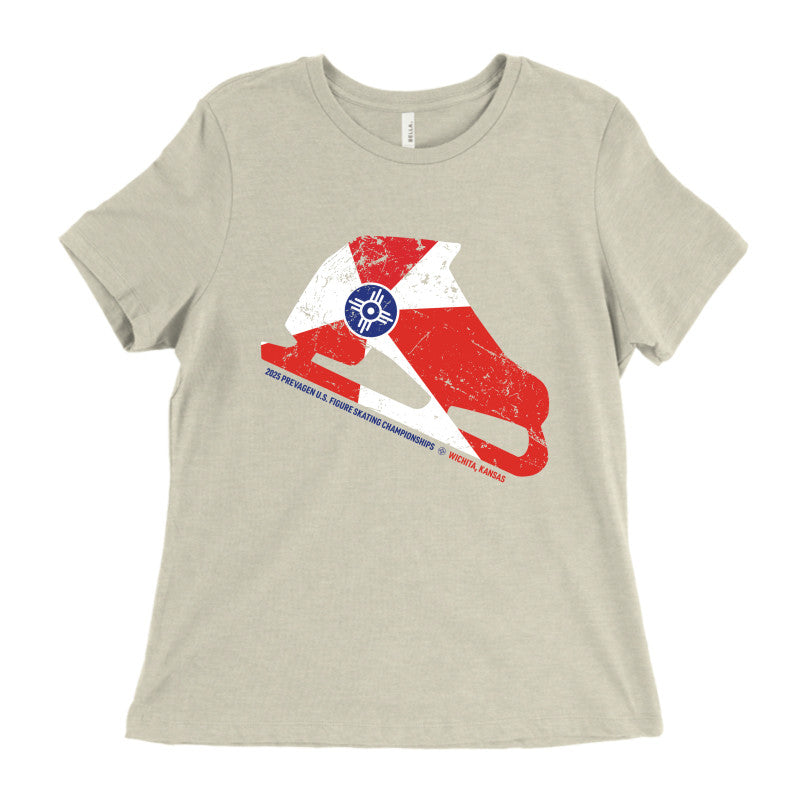 2025 U.S. Figure Skating Championships Bella + Canvas Women's Relaxed Jersey Tee