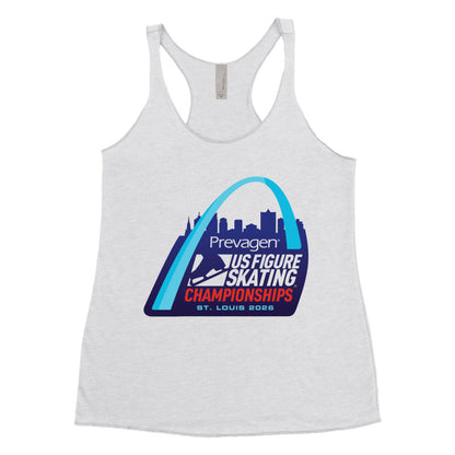 2026 U.S. Figure Skating Championships Next Level Apparel Ladies' Triblend Raceback Tank