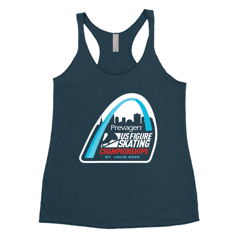 2026 U.S. Figure Skating Championships Next Level Apparel Ladies' Triblend Raceback Tank