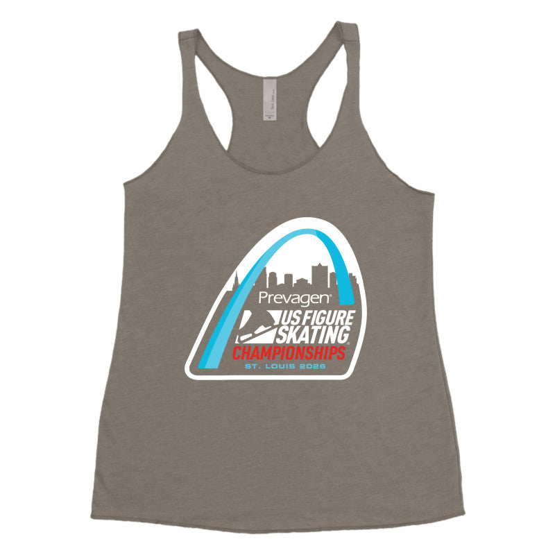 2026 U.S. Figure Skating Championships Next Level Apparel Ladies' Triblend Raceback Tank