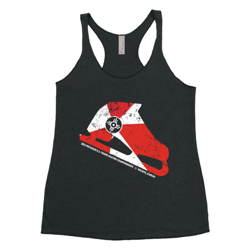 2025 U.S. Figure Skating Championships Next Level Apparel Ladies' Triblend Raceback Tank