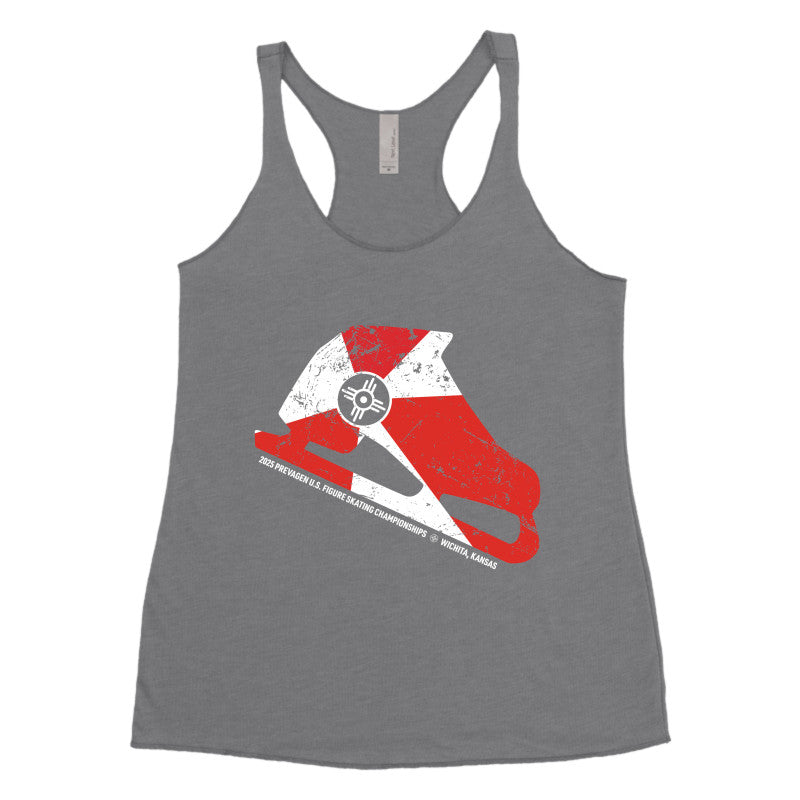 2025 U.S. Figure Skating Championships Next Level Apparel Ladies' Triblend Raceback Tank