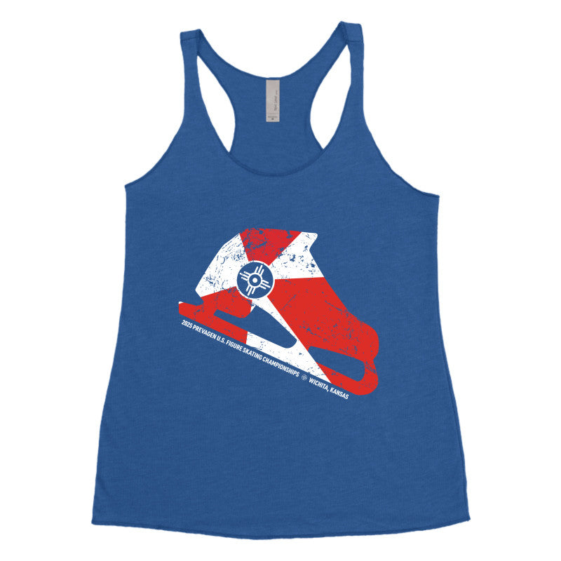 2025 U.S. Figure Skating Championships Next Level Apparel Ladies' Triblend Raceback Tank