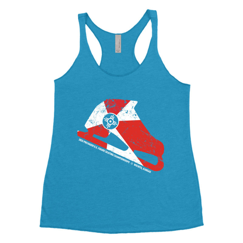 2025 U.S. Figure Skating Championships Next Level Apparel Ladies' Triblend Raceback Tank