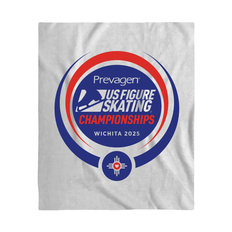 2025 U.S. Figure Skating Championships 50" x 60" Full Color Poly Sherpa Blanket