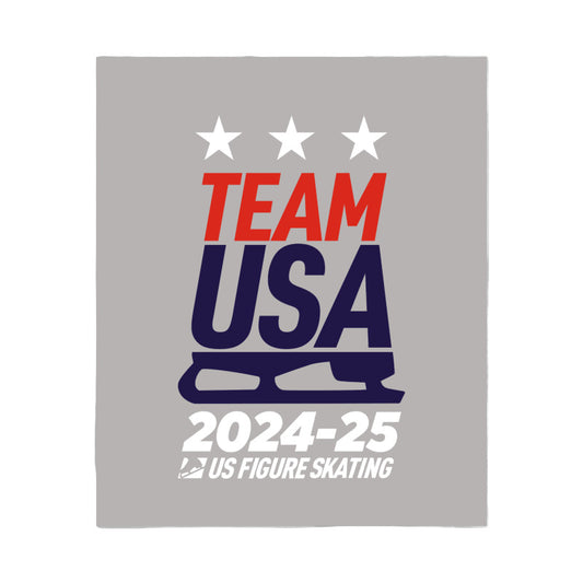 2024-25 Team USA, 50" x 60" Full Color Poly Flannel Blanket