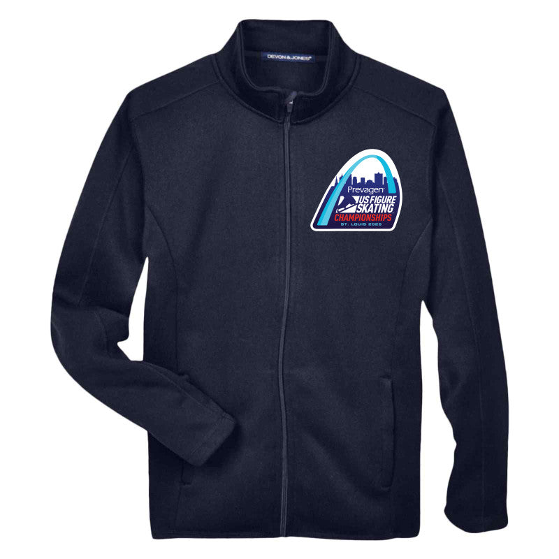 2026 U.S. Figure Skating Championships Devon & Jones Ladies' Bristol Full-Zip Sweater Fleece Jacket