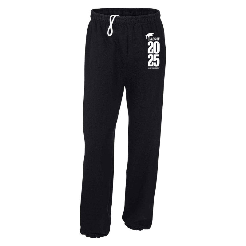 Class of 2025,Gildan Adult Heavy Blend™ Sweatpants White Logo