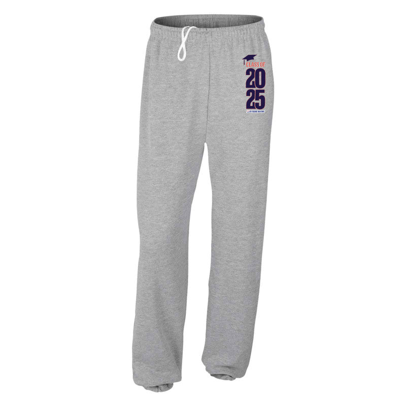 Class of 2025, Gildan Adult Heavy Blend™ Adult Sweatpants Navy Logo