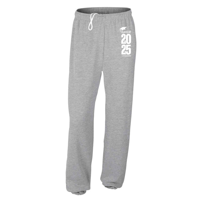 Class of 2025,Gildan Adult Heavy Blend™ Sweatpants White Logo