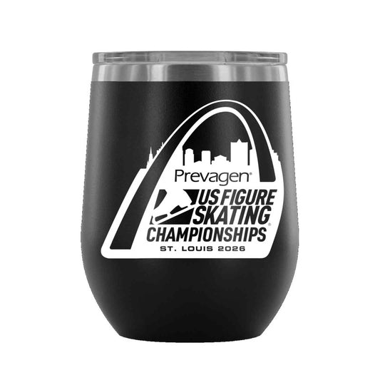 2026 U.S. Figure Skating Championships 12 oz wine tumbler