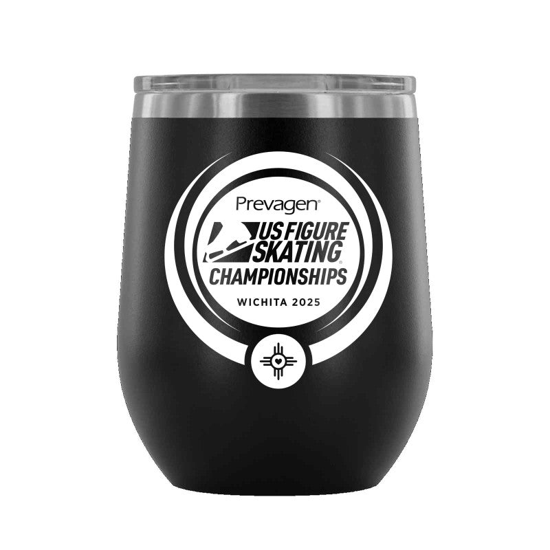 2025 U.S. Figure Skating Championships 12 oz wine tumbler