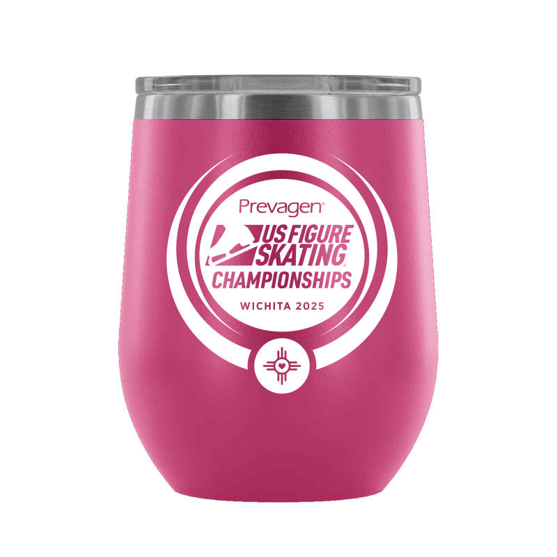 2025 U.S. Figure Skating Championships 12 oz wine tumbler