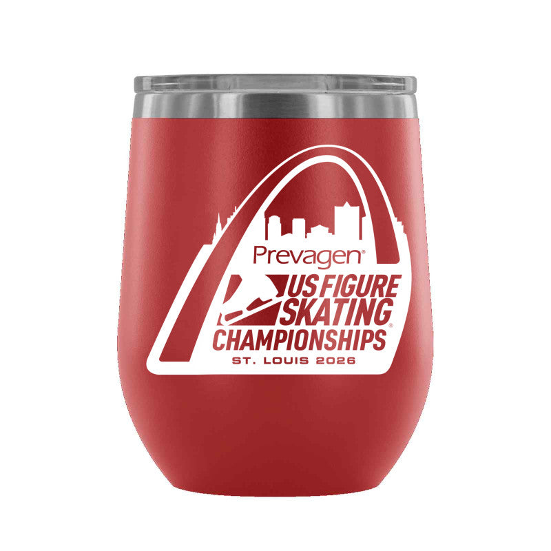 2026 U.S. Figure Skating Championships 12 oz wine tumbler