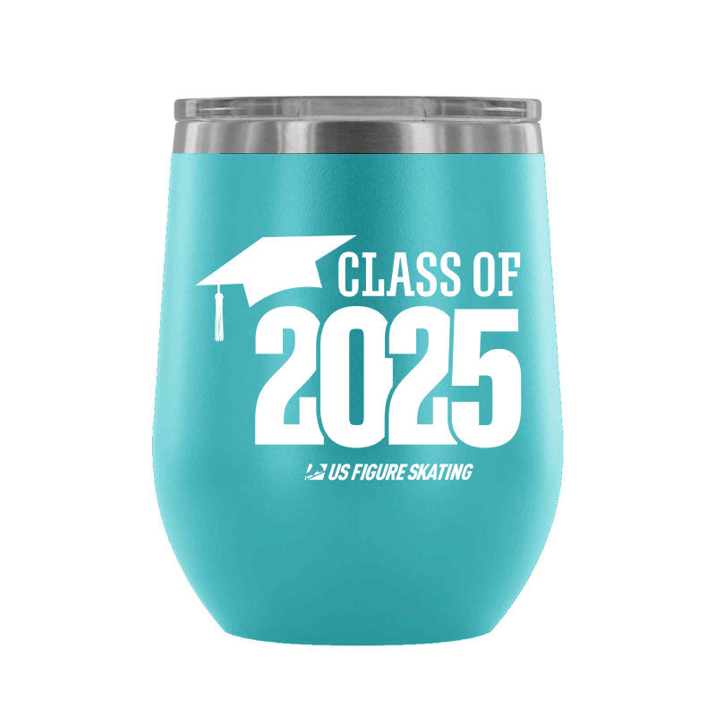 Class of 2025 12 oz wine tumbler