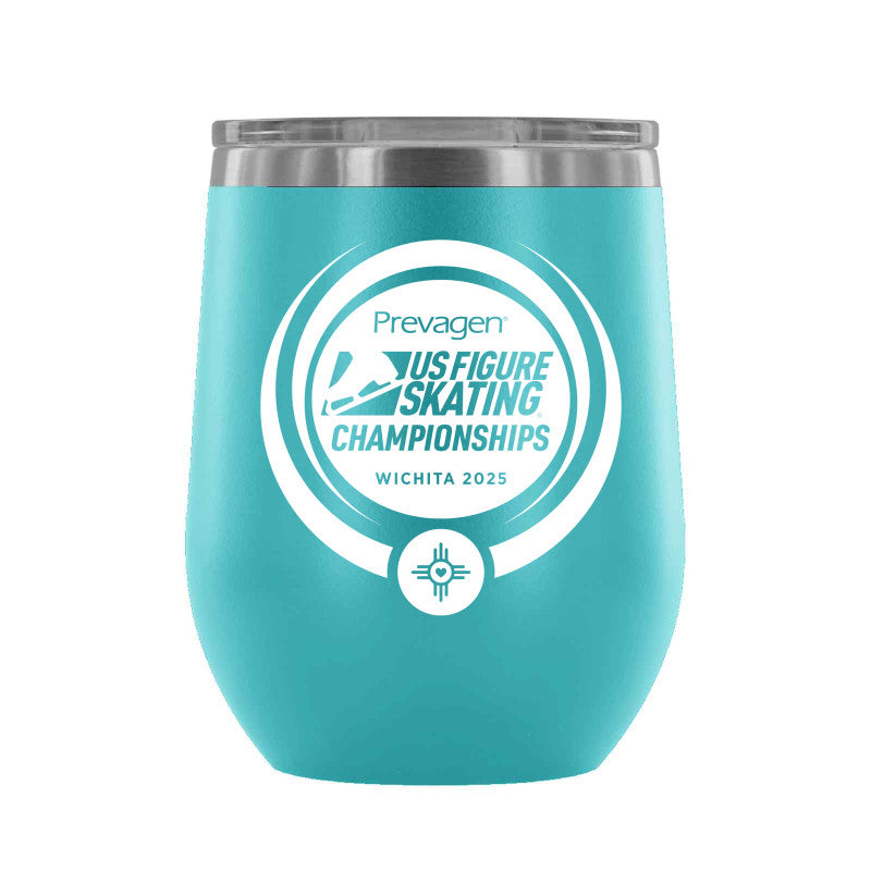 2025 U.S. Figure Skating Championships 12 oz wine tumbler