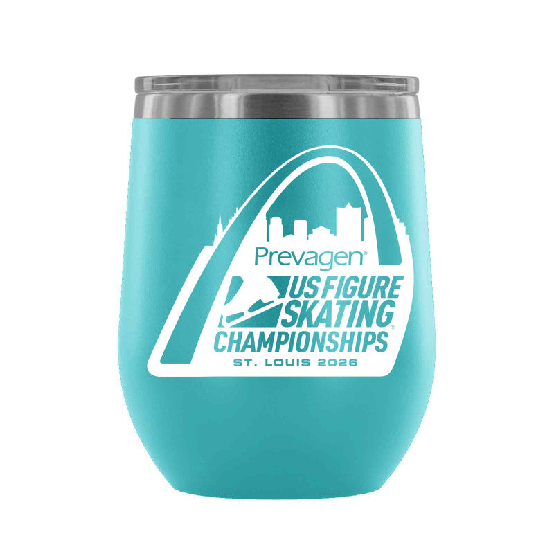 2026 U.S. Figure Skating Championships 12 oz wine tumbler