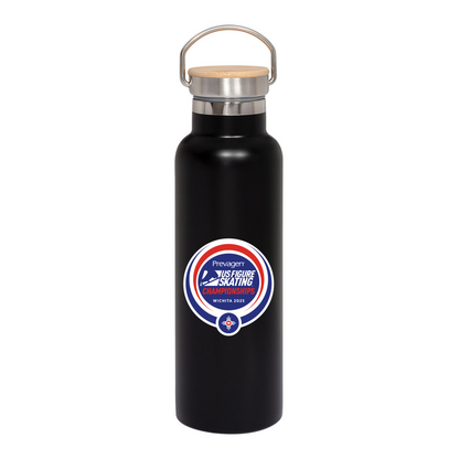 2025 U.S. Figure Skating Championships Prime Line 20oz Vacuum Bottle With Bamboo Lid