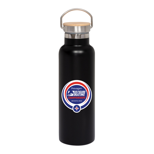 2025 U.S. Figure Skating Championships Prime Line 20oz Vacuum Bottle With Bamboo Lid