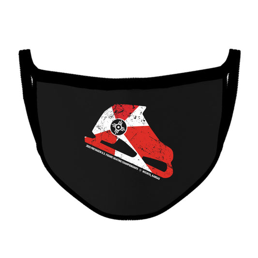 2025 U.S. Figure Skating Championships Face Mask 100% Cotton 3 ply