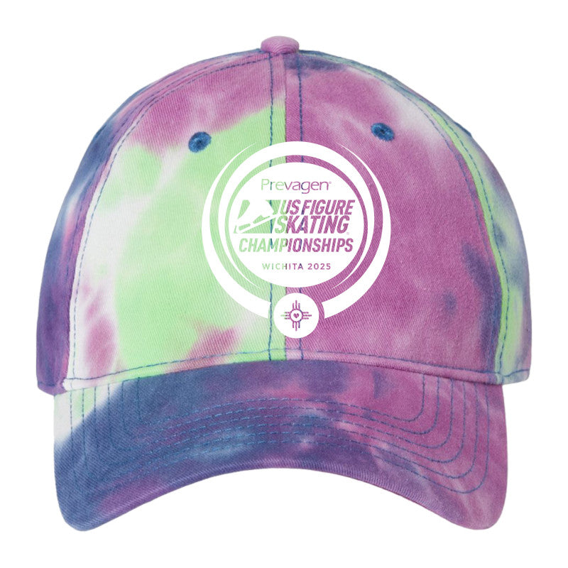 2025 U.S. Figure Skating Championships Sportsman Tie-Dyed Dad Cap