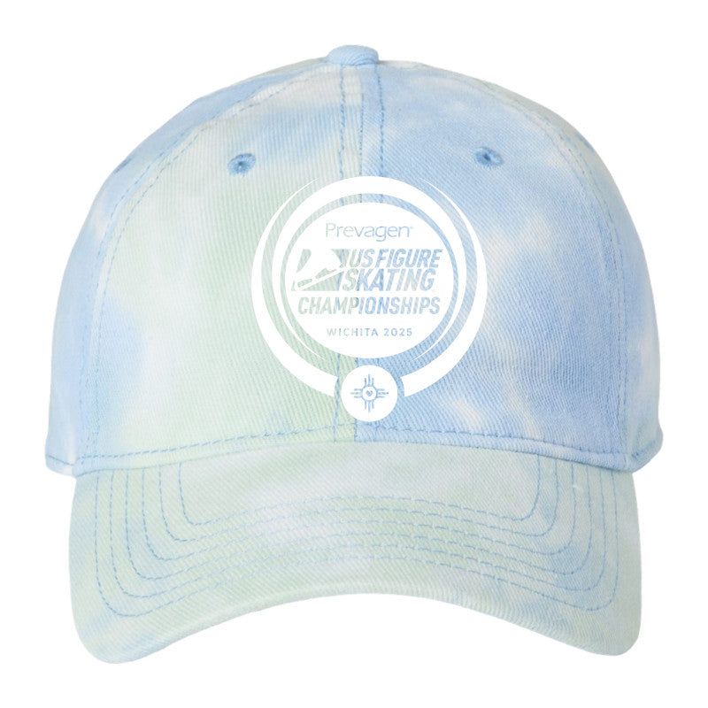 2025 U.S. Figure Skating Championships Sportsman Tie-Dyed Dad Cap