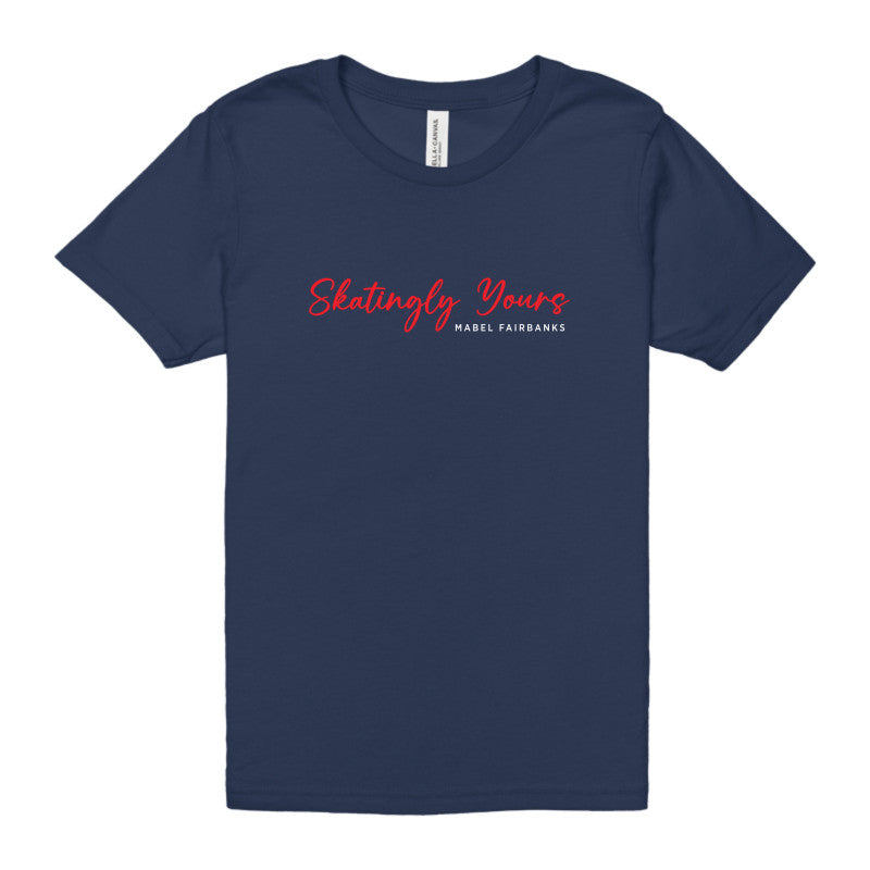 Mabel Fairbanks Skatingly Yours Youth Unisex Jersey Tee - U.S. Figure Skating