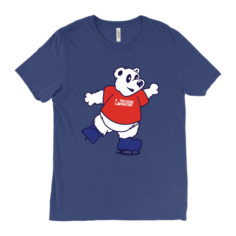 Snowplow Sam Triblend T-shirt - U.S. Figure Skating