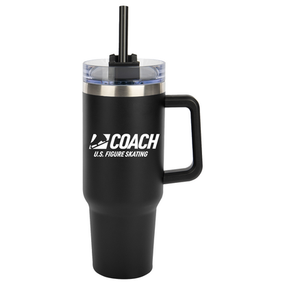 Coach, 40 oz Intrepid Stainless Steel Tumbler