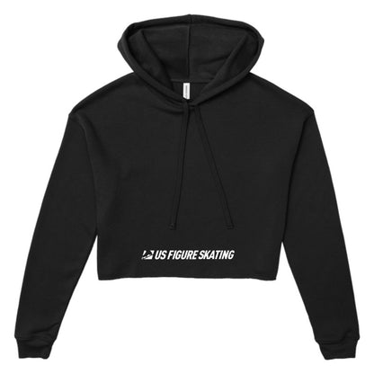 Disability Pride Month - Women's Cropped Fleece Hoodie - U.S. Figure Skating