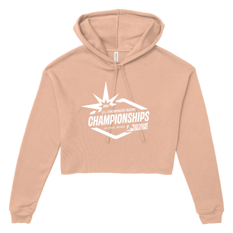 2024 U.S. Synchronized Skating Championships, Women's Cropped Fleece Hoodie