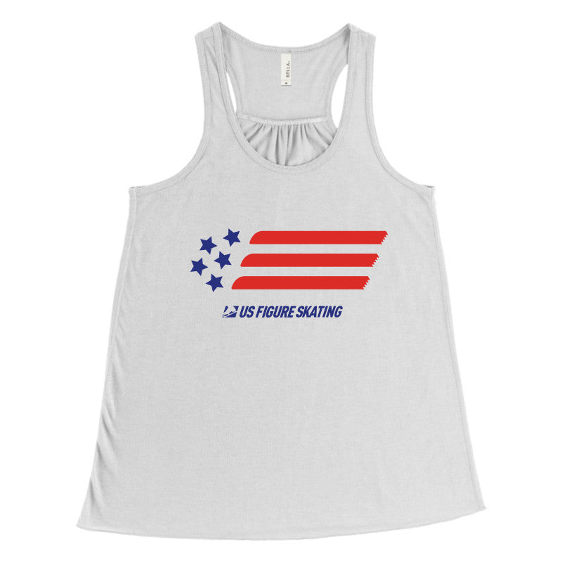 Stars & Blades Ladies' Flowy Racerback Tank - U.S. Figure Skating