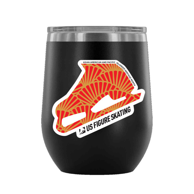 AAPI Month - 12 oz wine tumbler - U.S. Figure Skating