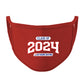 Class of 2024, Face Mask 100% Cotton 3 ply