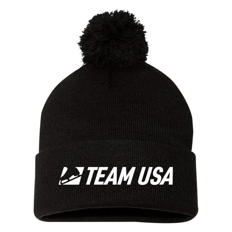 Team USA, Sportsman Pom-Pom 12" Knit Beanie